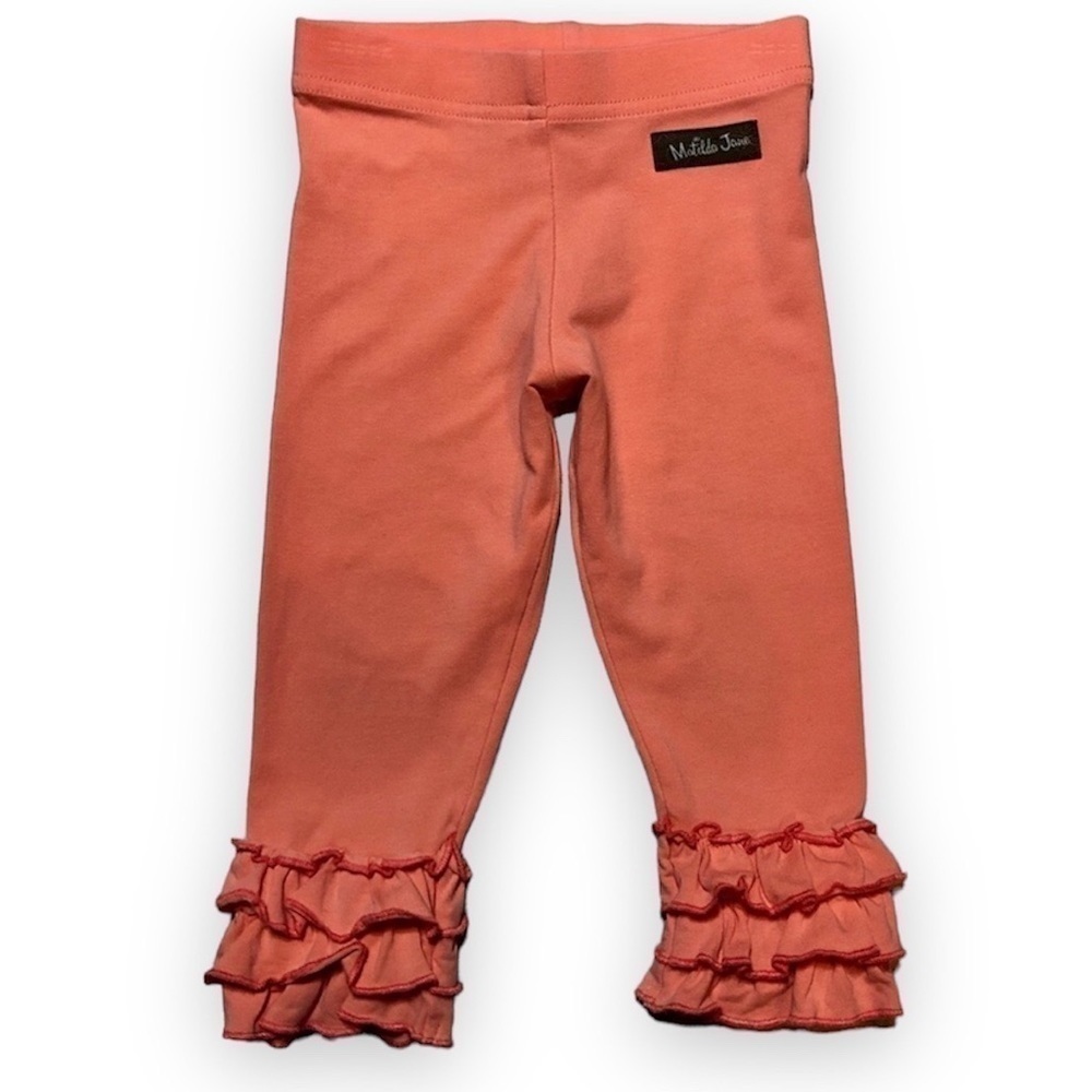 𝅺MATILDA Jane‎ 18 mo. Sherbet Ruffle Leggings Girls
